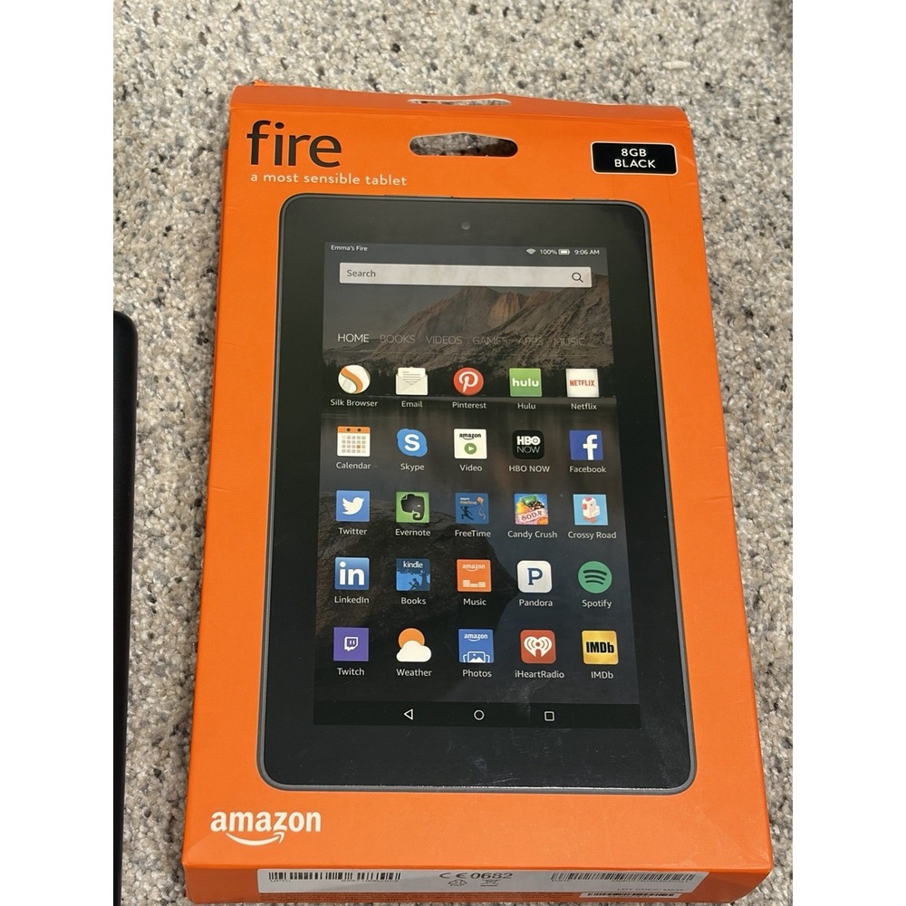 Amazon Kindle Fire 5th Gen Model Black 8GB *WORKING! Perfect